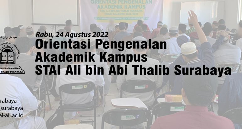 Orientasi Pengenalan Akademik Kampus STAI Ali bin Abi Thalib Surabaya