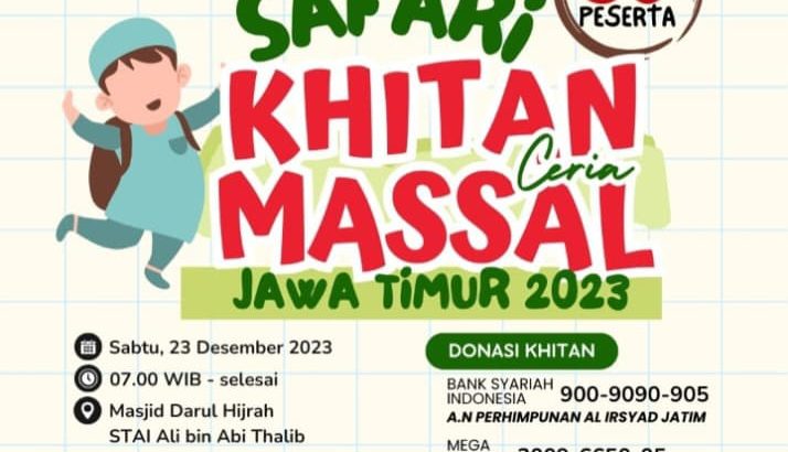 Sunatan Massal 2023 di STAI Ali bin Abi Thalib Surabaya