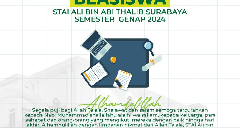 Informasi Beasiswa STAI Ali bin Abi Thalib Tahun Ajaran 2023 – 2024 Semester Genap